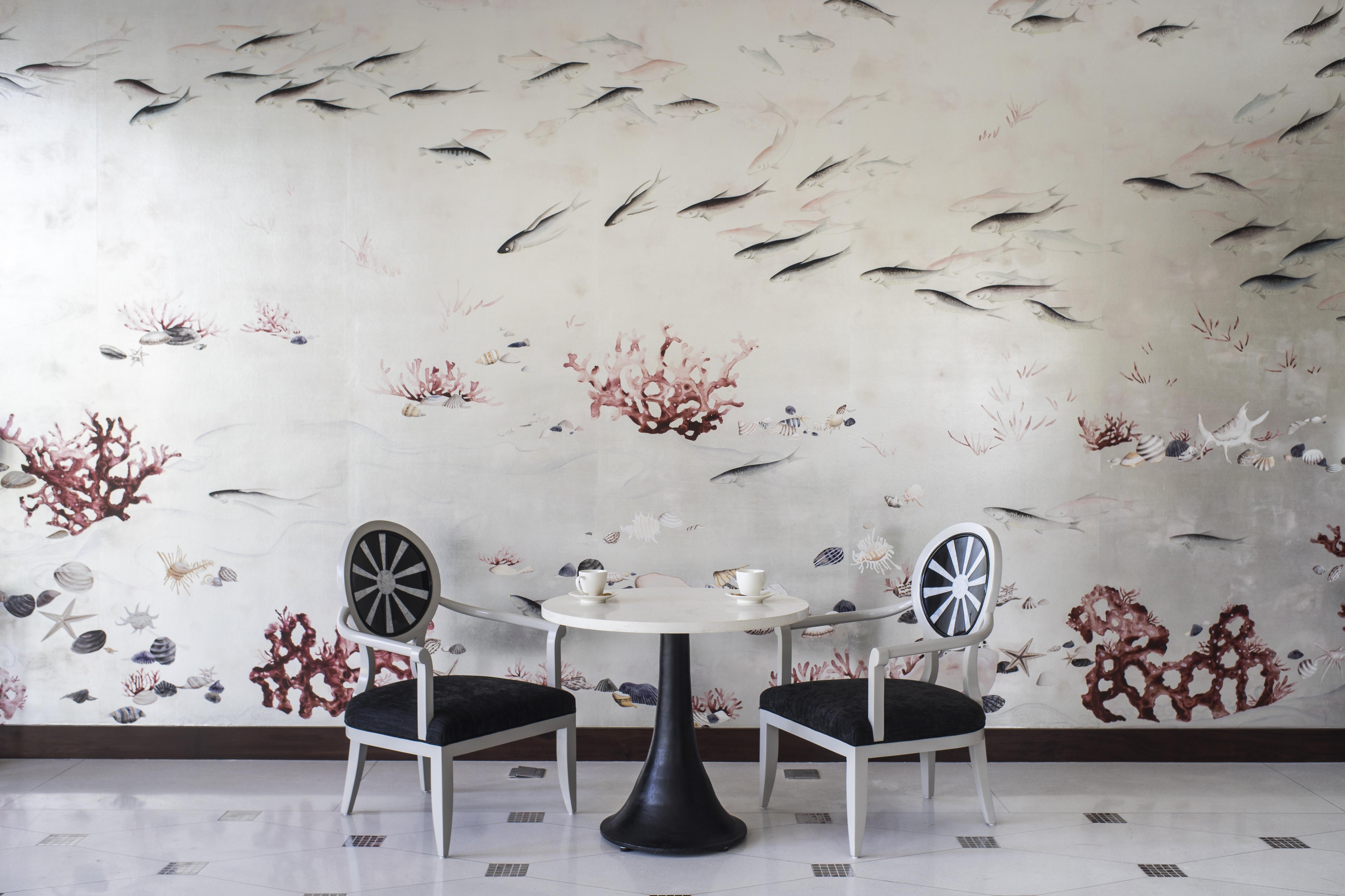 Salinda Resort Phu Quoc - Sparkling Wine Breakfast Exterior photo A wall decorated with a wallpaper